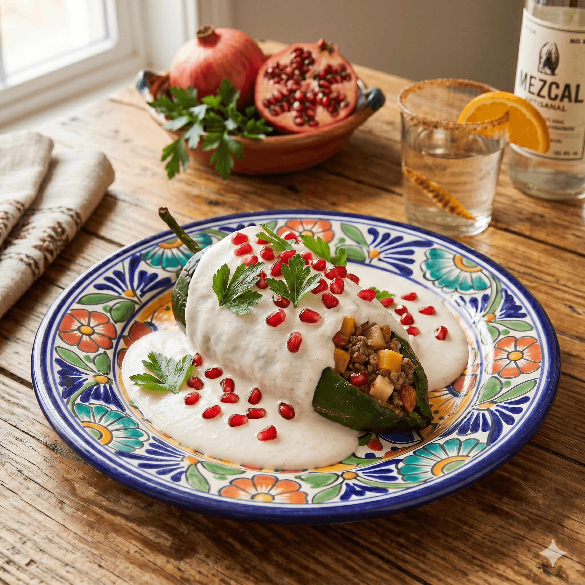 Chiles en nogada