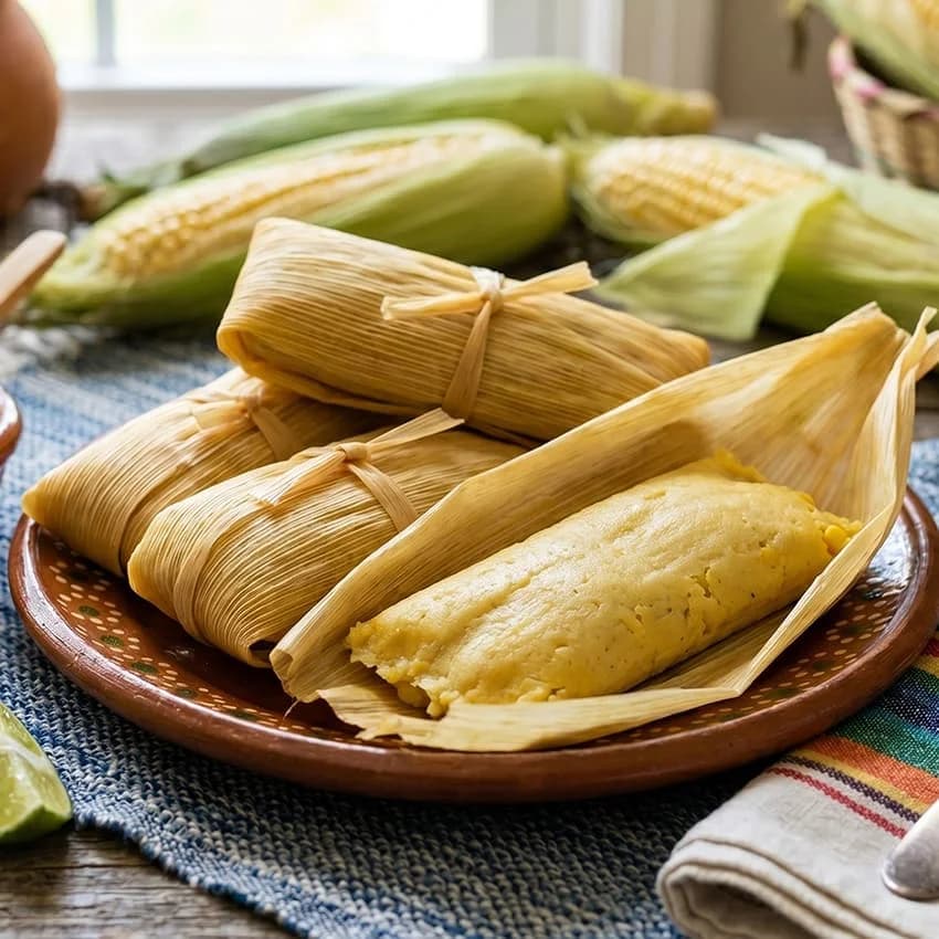 Tamales de elote