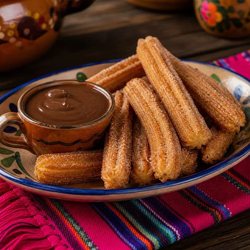 Churros con chocolate