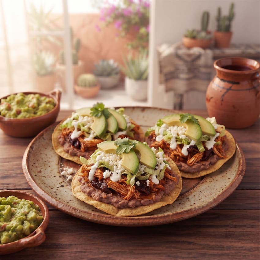 Tostadas de tinga