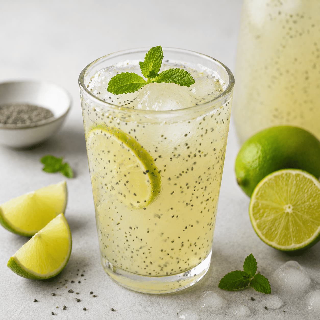 Limonada con chía